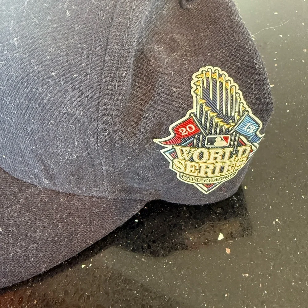 Boston Red Sox 2013 World Series Navy Blue Baseball Cap with Red Logo